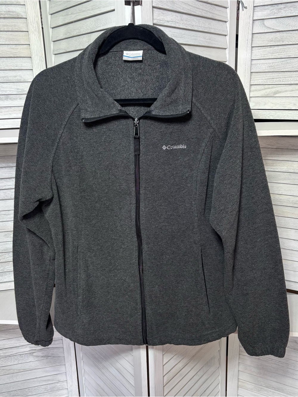 Columbia Women’s XL Gray Full Zip Fleece Jacket